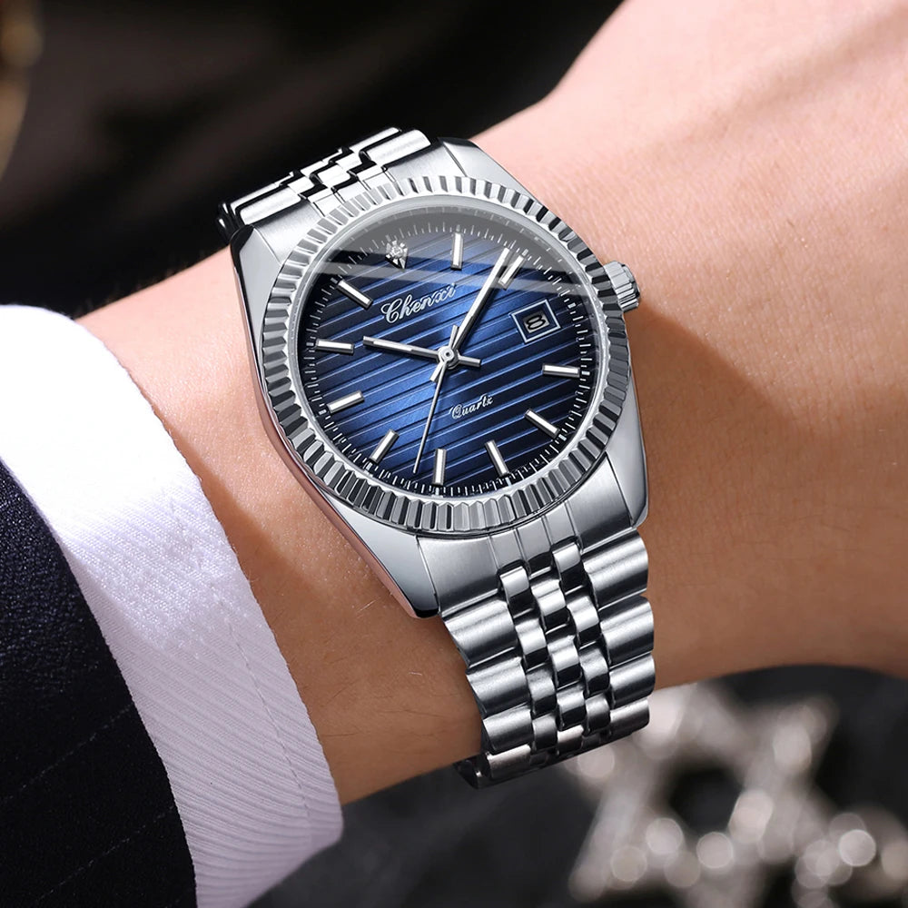 EDELSTAHL "WISTERWAT" UHR - ICERAIN JEWELRY