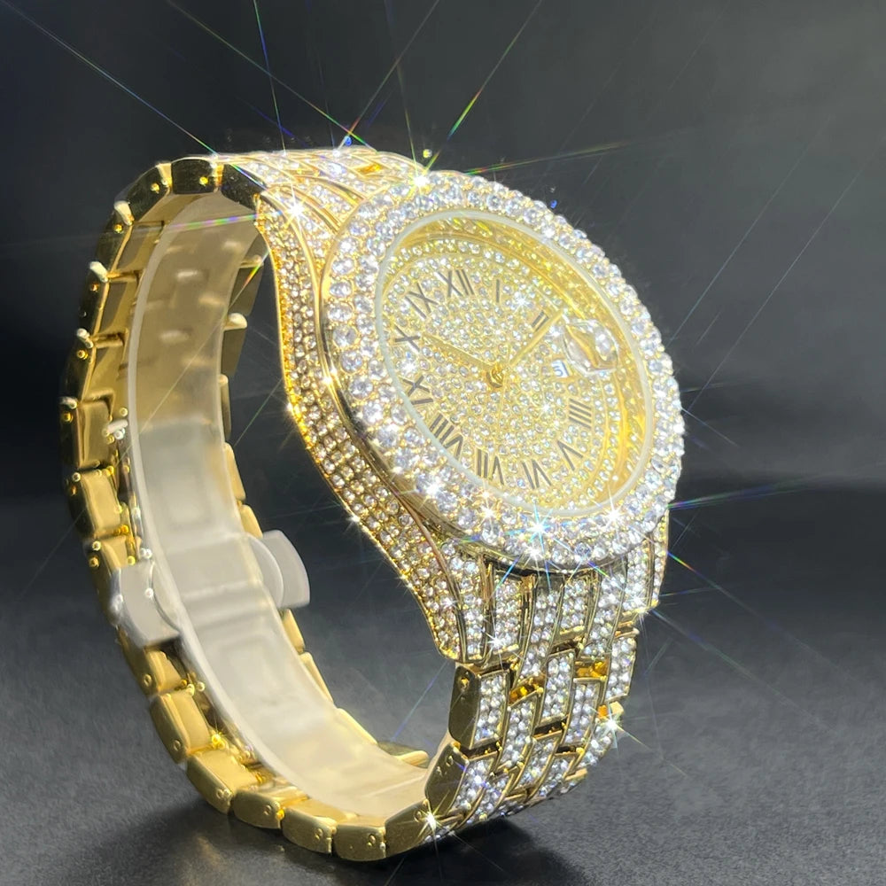 ICED OUT "SEIONARO" UHR - ICERAIN JEWELRY