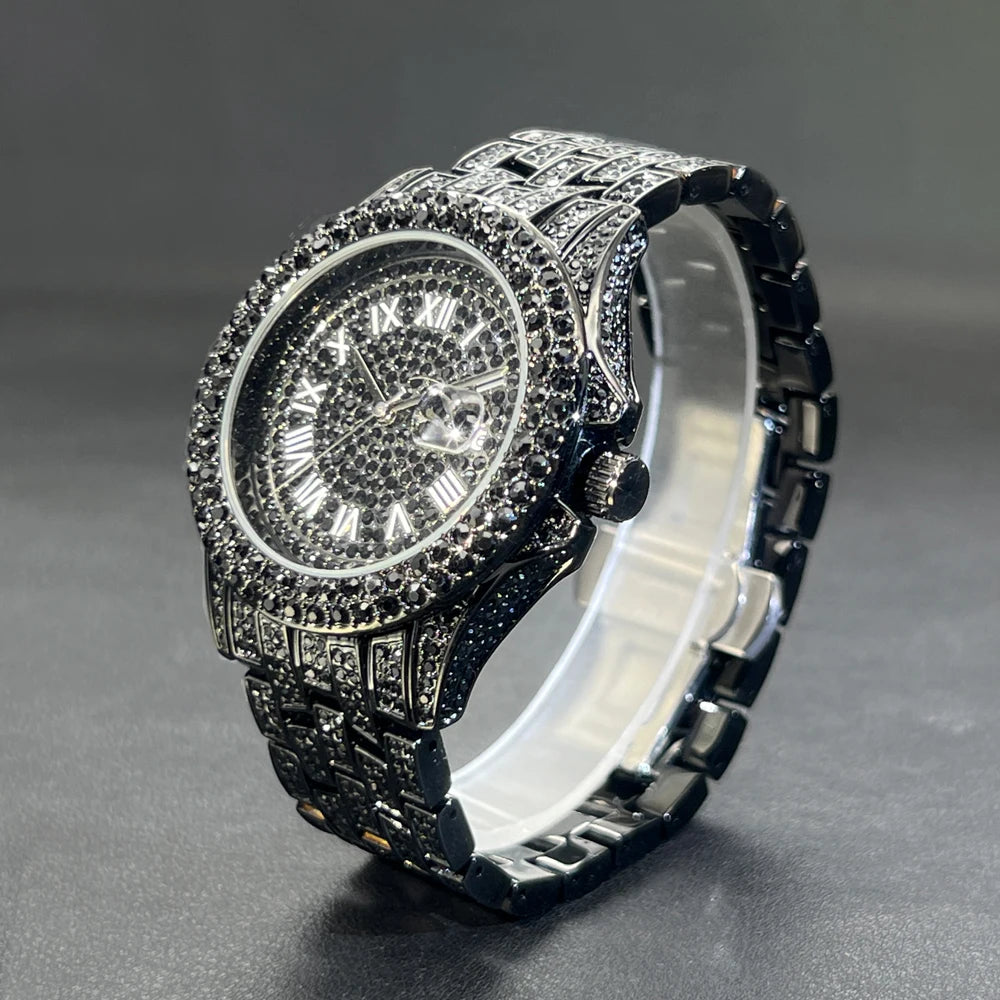 ICED OUT "SEIONARO" UHR - ICERAIN JEWELRY