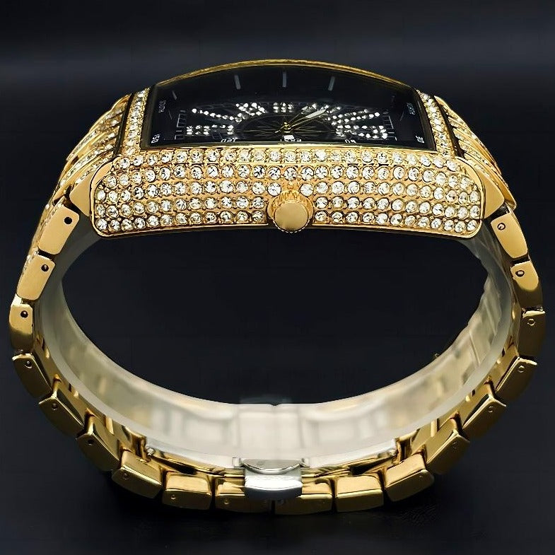 ICED OUT "GAMBA" UHR - ICERAIN JEWELRY