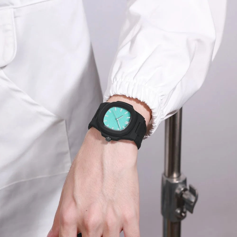 SILIKON "BLACK WRIST" UHR - ICERAIN JEWELRY