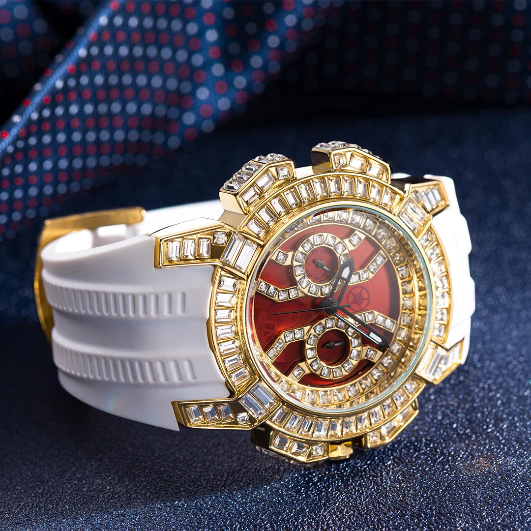 ICED OUT "SUNSTAR" UHR - ICERAIN JEWELRY