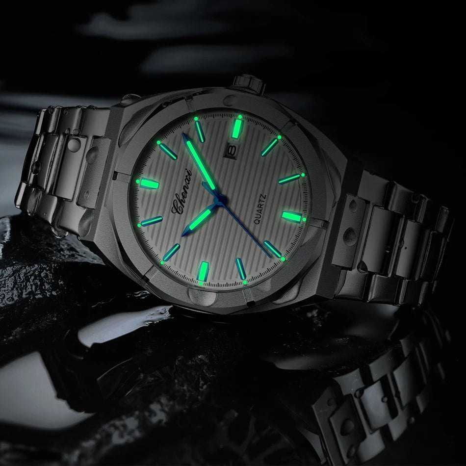 EDELSTAHL "ECLIPSE" UHR - ICERAIN JEWELRY