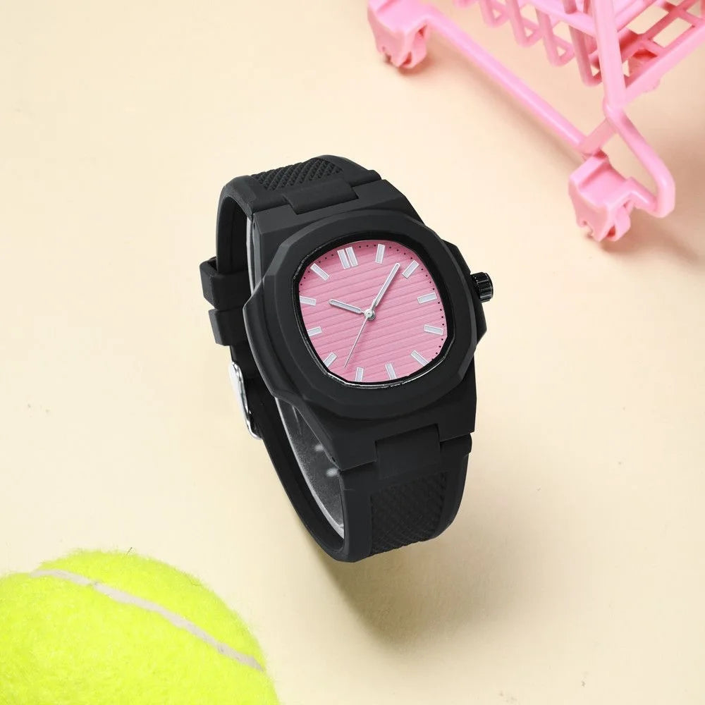 SILIKON "BLACK WRIST" UHR - ICERAIN JEWELRY