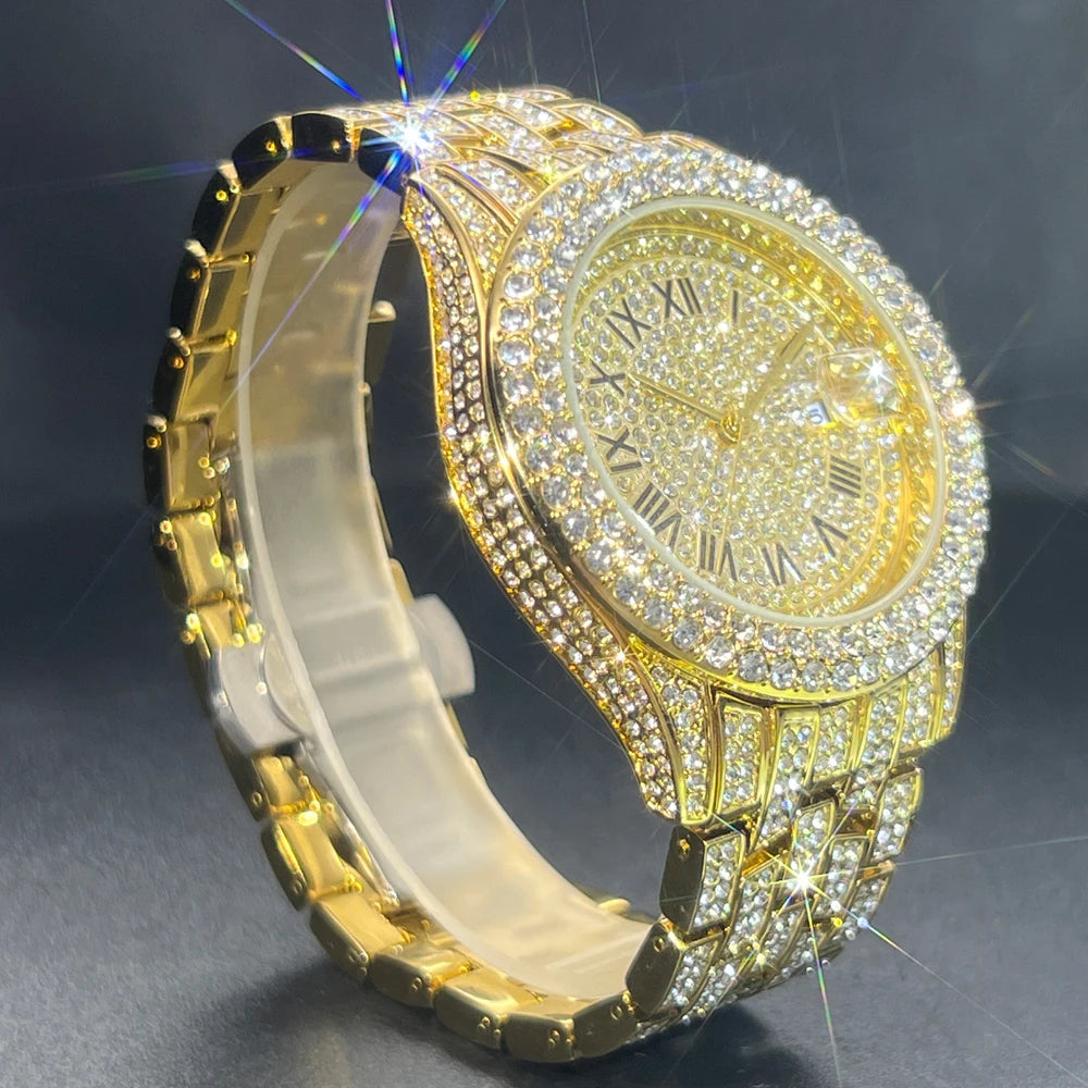 ICED OUT "SEIONARO" UHR - ICERAIN JEWELRY