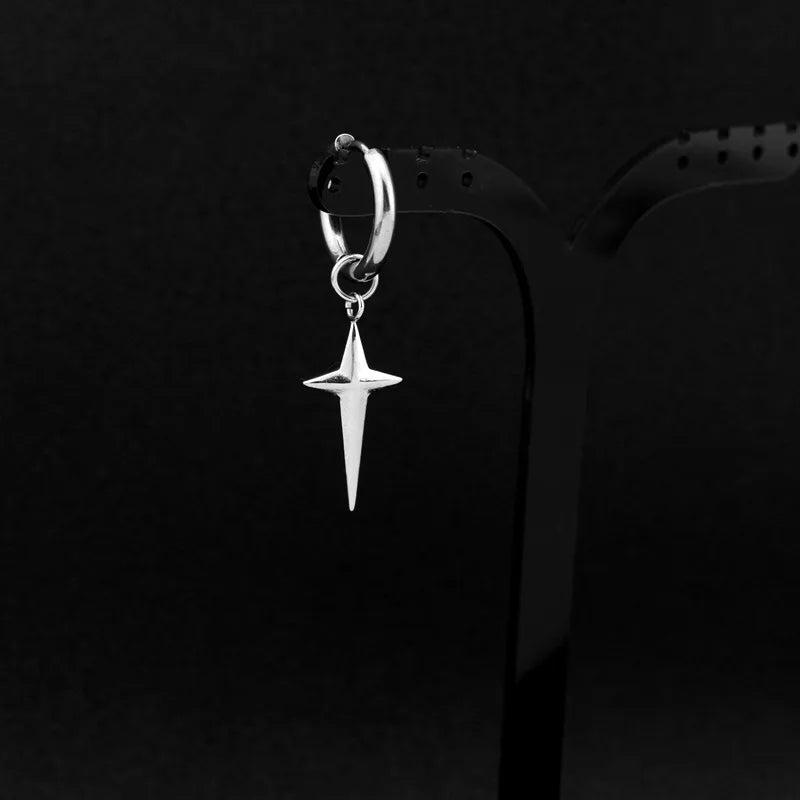 EDELSTAHL "CROSS V2" OHRRINGE - ICERAIN JEWELRY