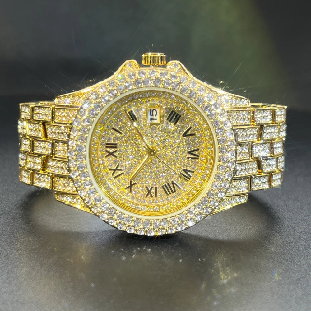 ICED OUT "SEIONARO" UHR - ICERAIN JEWELRY