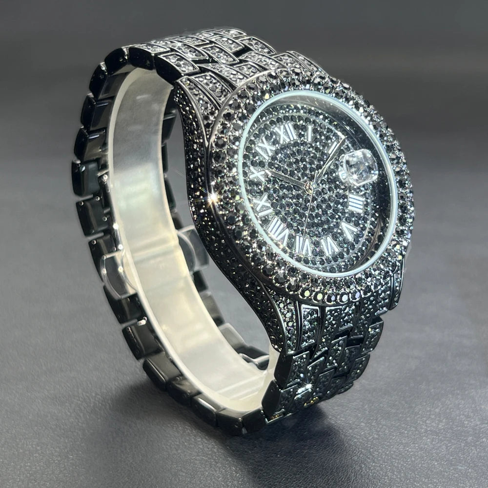 ICED OUT "SEIONARO" UHR - ICERAIN JEWELRY