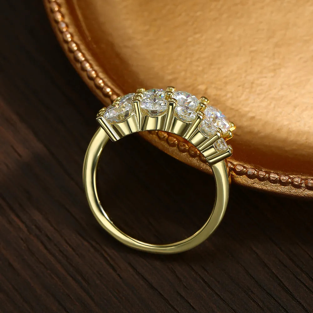 ICED OUT MOISSANITE "ARIA" WEISSGOLD 925S SILVER RING - ICERAIN JEWELRY