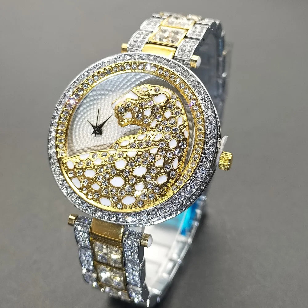 ICED OUT "LEOPARDO" UHR - ICERAIN JEWELRY