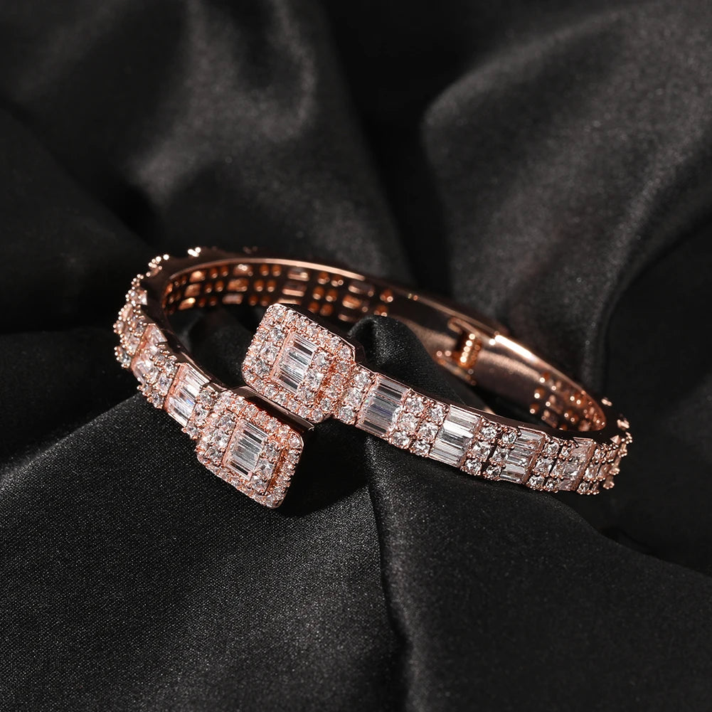 ICED OUT "SQUARE" ARMREIF - ICERAIN JEWELRY
