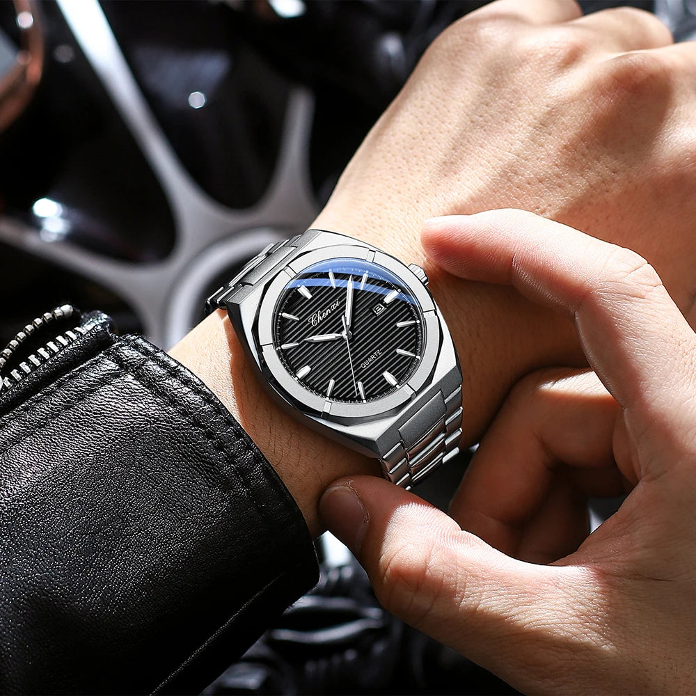 EDELSTAHL "ECLIPSE" UHR - ICERAIN JEWELRY