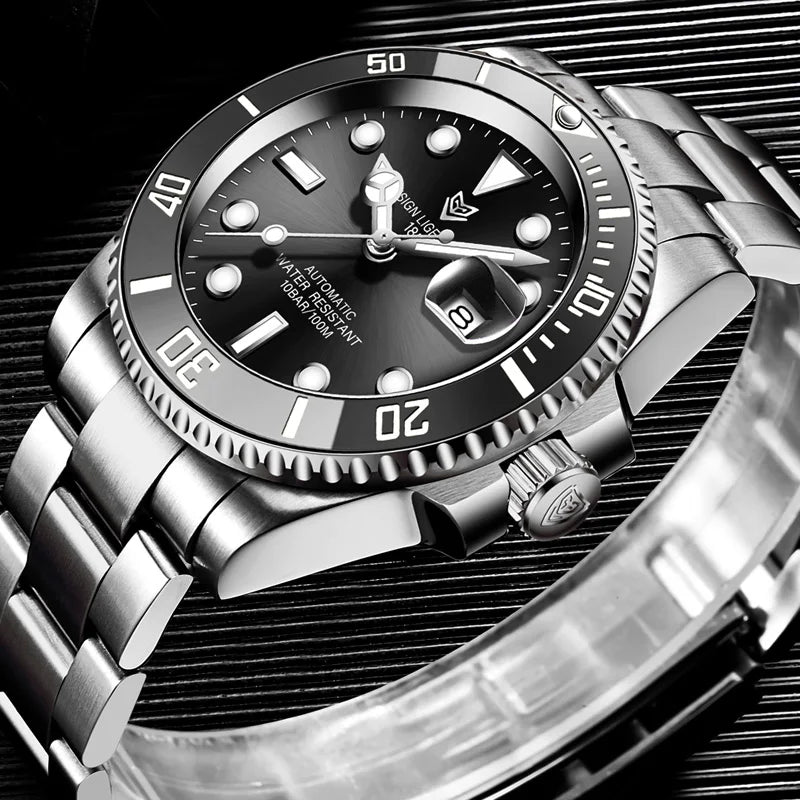 EDELSTAHL "DIVELERO" UHR - ICERAIN JEWELRY
