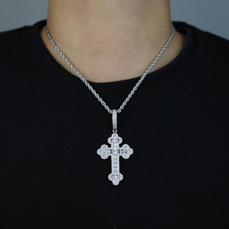 ICED OUT "CROSS V2" KETTE - ICERAIN JEWELRY