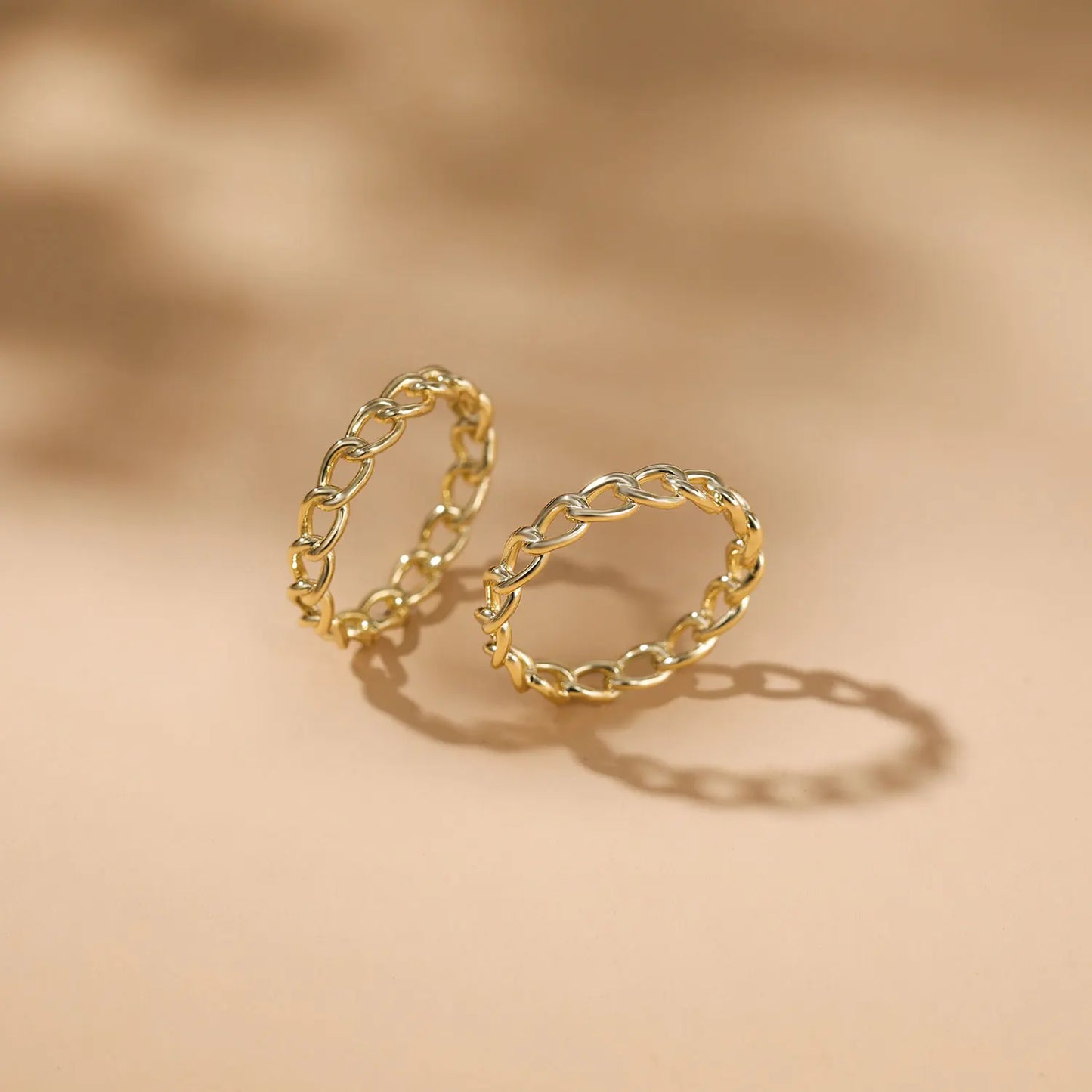 925S SILVER "GOLD CUBAN" RING - ICERAIN JEWELRY