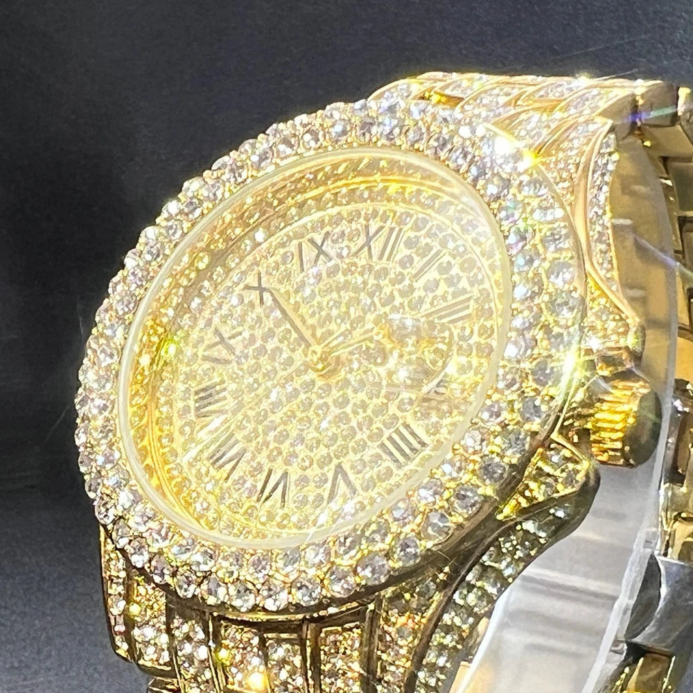 ICED OUT "SEIONARO" UHR - ICERAIN JEWELRY