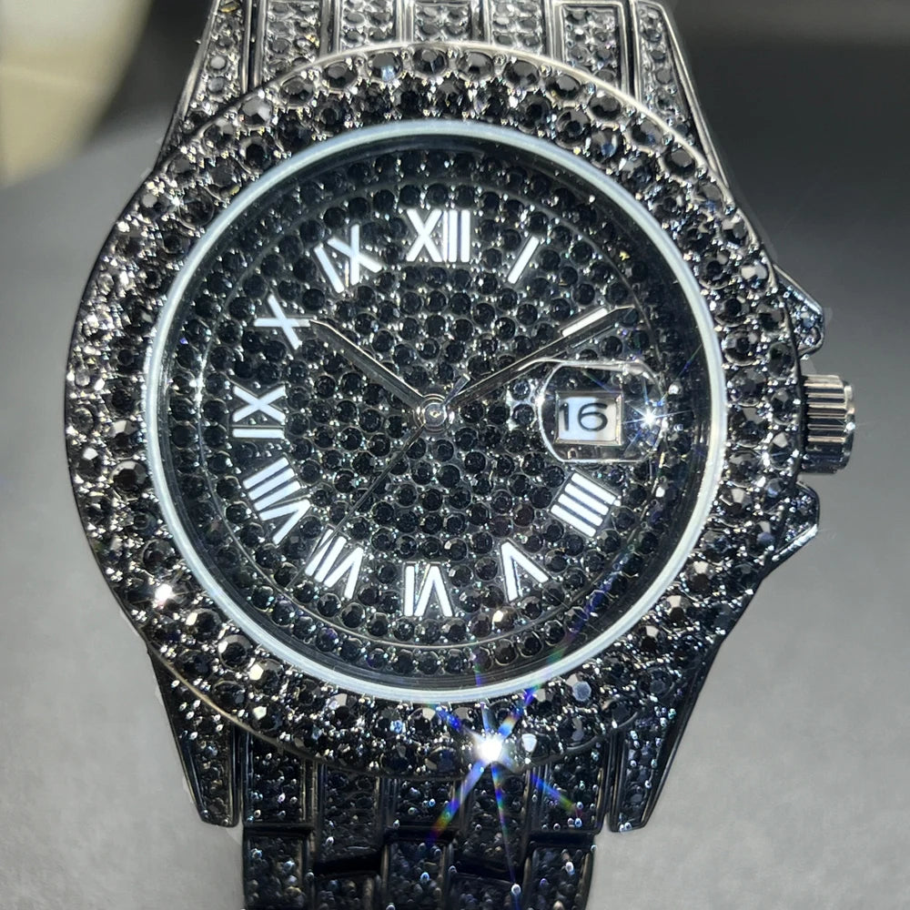 ICED OUT "SEIONARO" UHR - ICERAIN JEWELRY