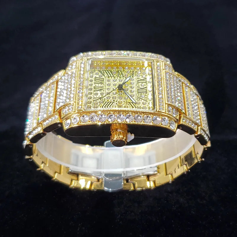 ICED OUT "SQUADROMER" UHR - ICERAIN JEWELRY