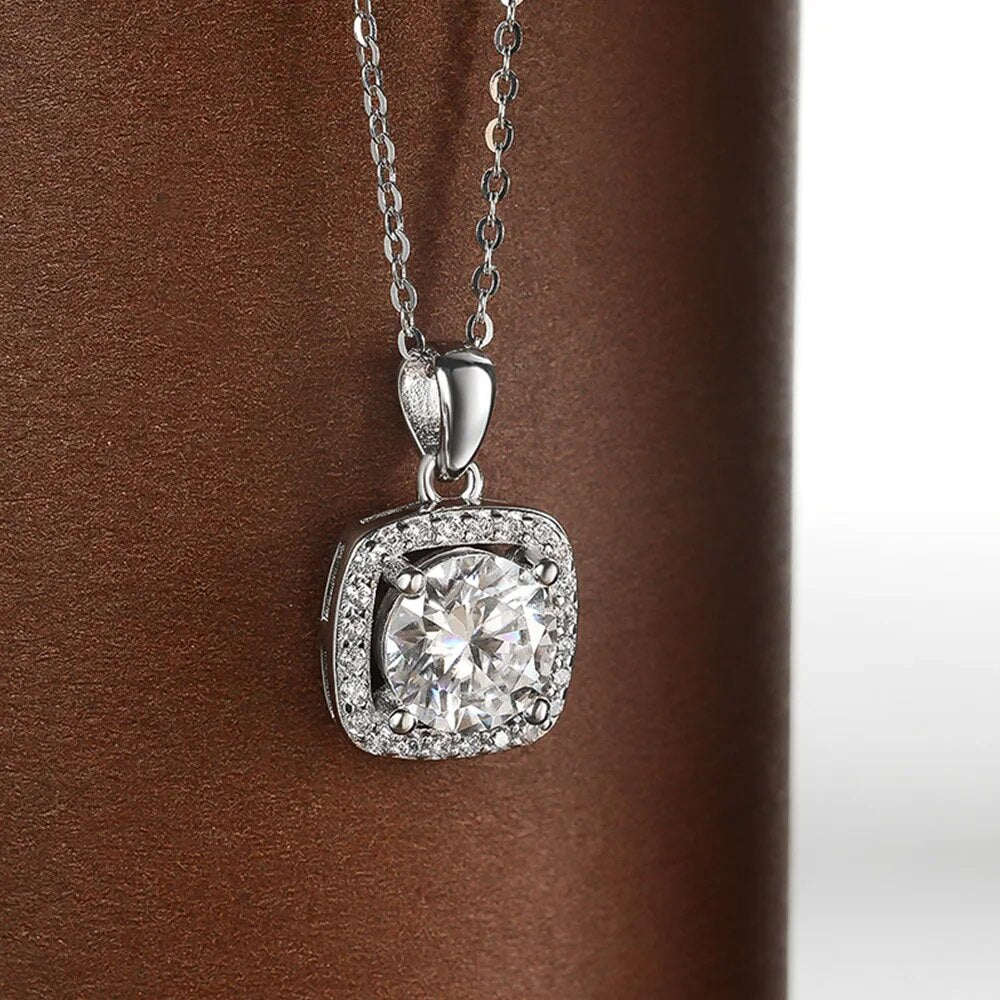 ICED OUT MOISSANITE "SPARKLING" WEISSGOLD 925S SILVER KETTE - ICERAIN JEWELRY