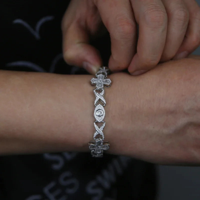 ICED OUT 10MM "COLLABO" ARMBAND - ICERAIN JEWELRY