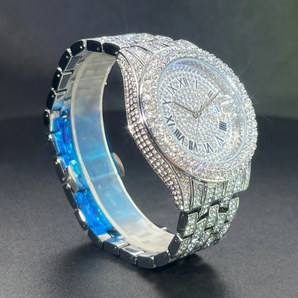 ICED OUT "SEIONARO" UHR - ICERAIN JEWELRY