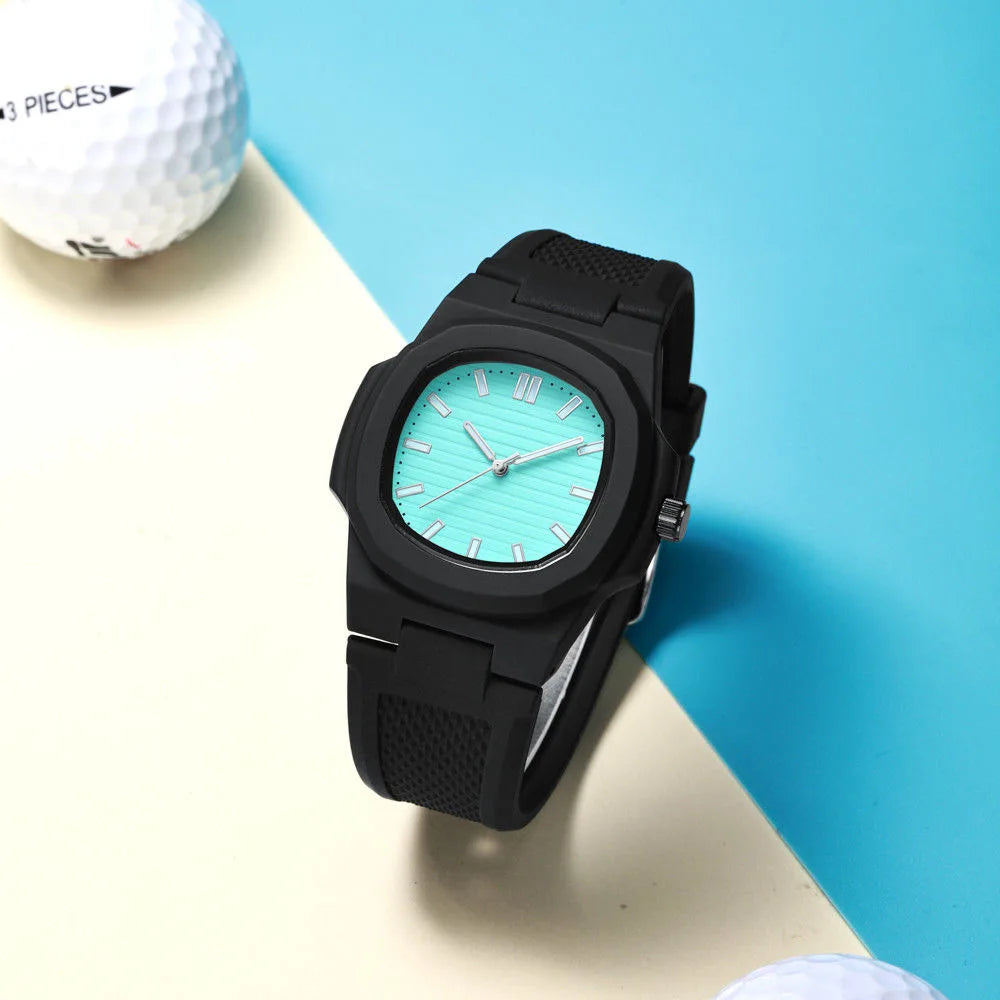SILIKON "BLACK WRIST" UHR - ICERAIN JEWELRY