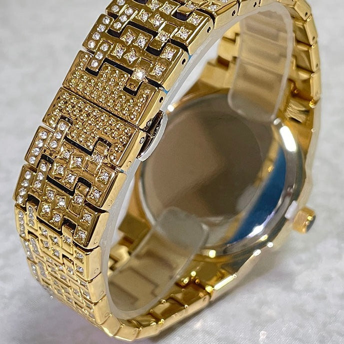 ICED OUT "SPLITERIO" UHR - ICERAIN JEWELRY