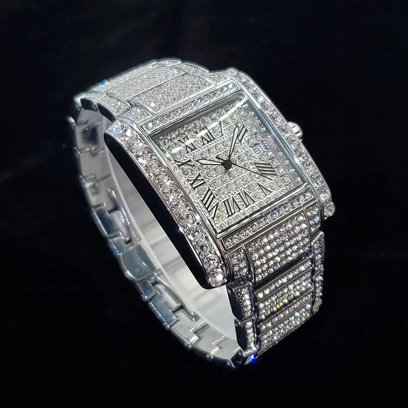 ICED OUT "SQUADROMER" UHR - ICERAIN JEWELRY