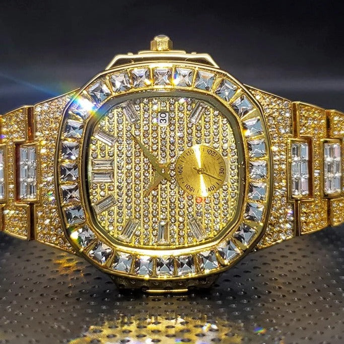 ICED OUT "FRACONO" UHR - ICERAIN JEWELRY
