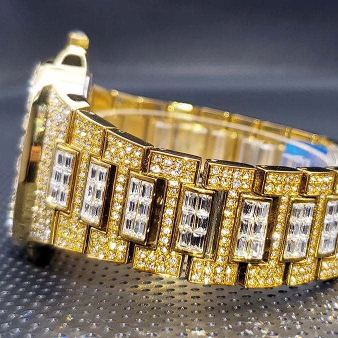 ICED OUT "FRACONO" UHR - ICERAIN JEWELRY