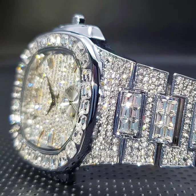 ICED OUT "FRACONO" UHR - ICERAIN JEWELRY