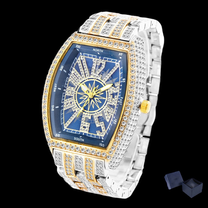 ICED OUT "GAMBA" UHR - ICERAIN JEWELRY