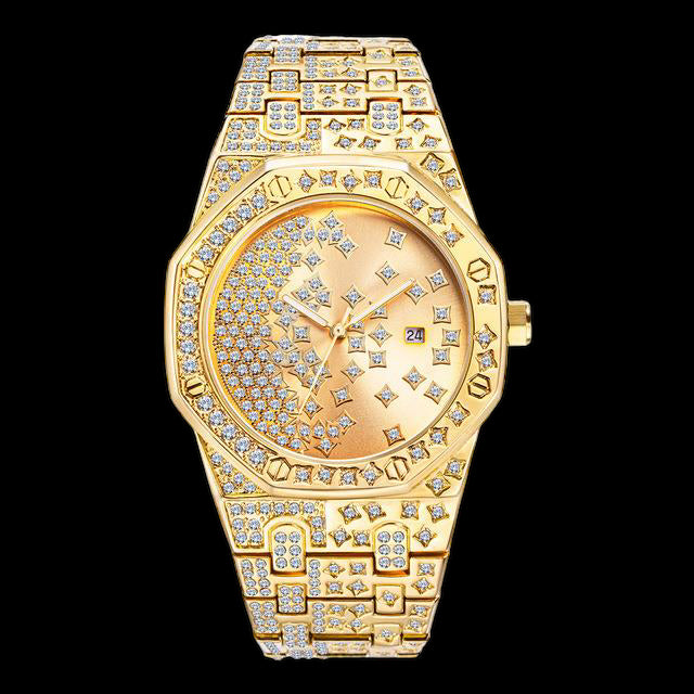 ICED OUT "SPLITERIO" UHR - ICERAIN JEWELRY