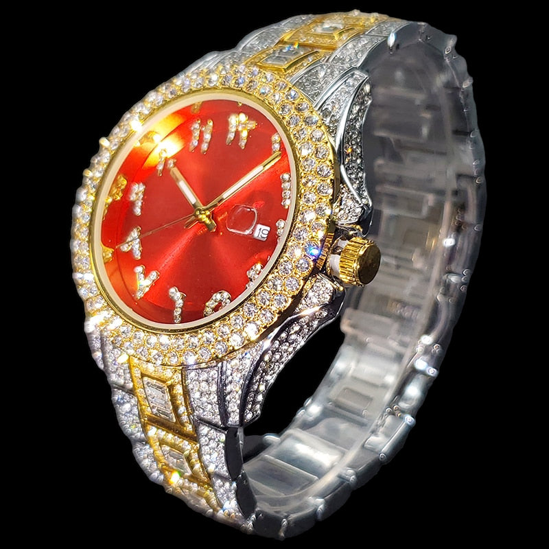 ICED OUT "ARABIC" UHR