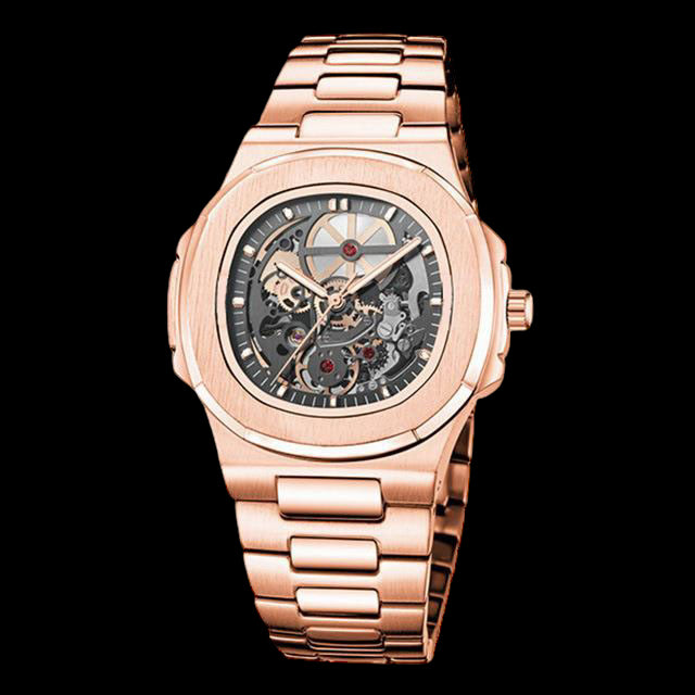 EDELSTAHL AUTOMATIK "GRAWANA" UHR - ICERAIN JEWELRY