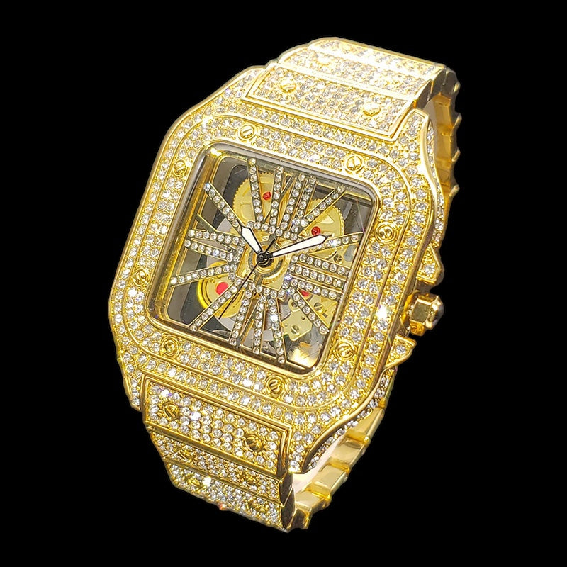 ICED OUT "PIAZZA V2" UHR - ICERAIN JEWELRY