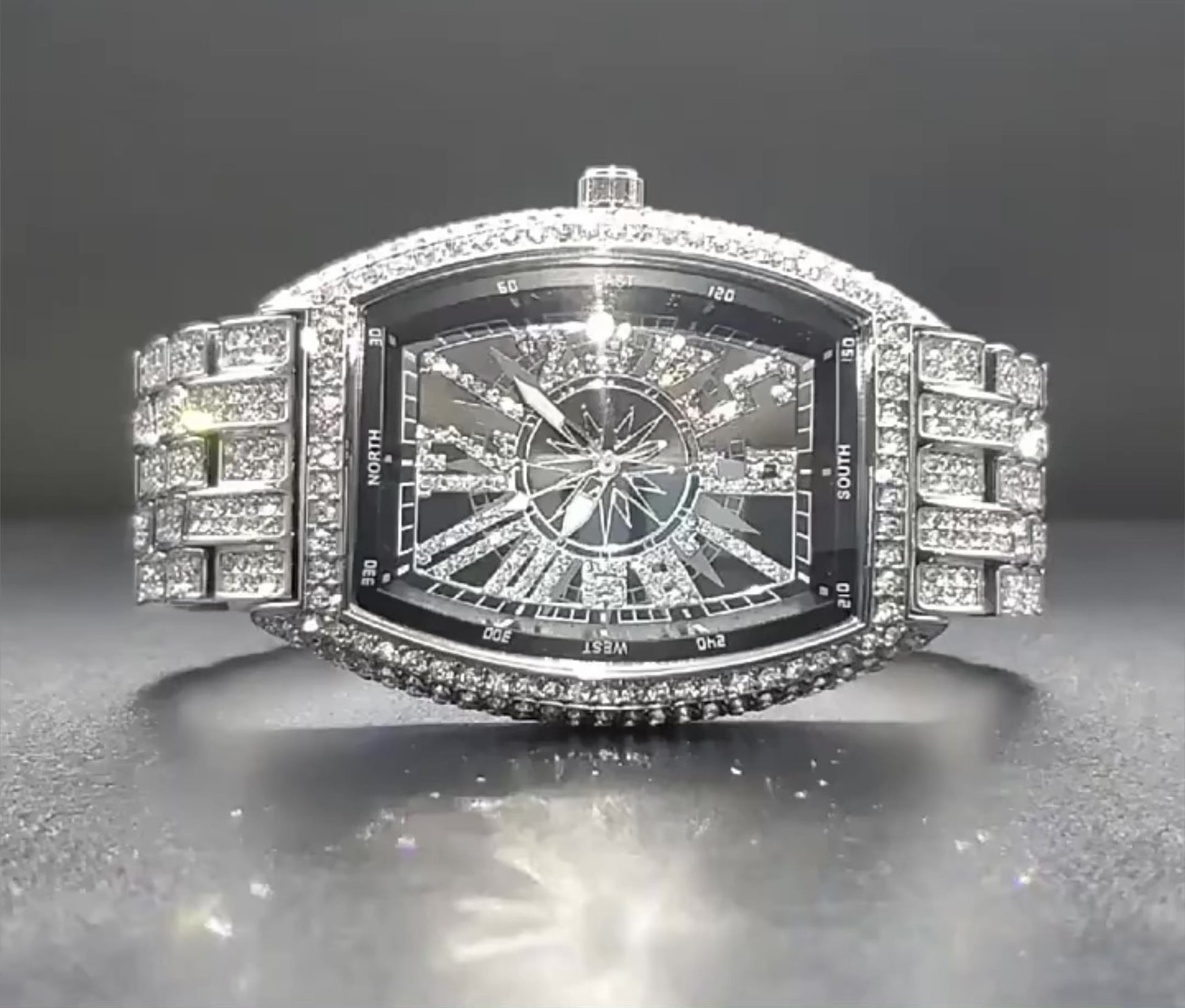 ICED OUT "GAMBA" UHR - ICERAIN JEWELRY