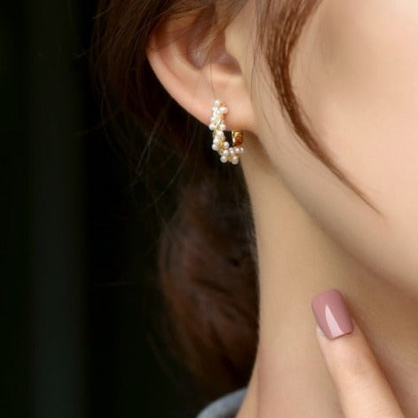 EDELSTAHL "TWIST" OHRRINGE - ICERAIN JEWELRY