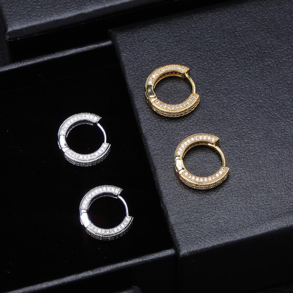 ICED OUT "SILVER ROCK" OHRRINGE - ICERAIN JEWELRY