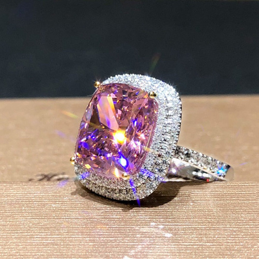 SALE | ICED OUT GRÖSSE 7 (17MM DURCHMESSER) "ROMANTICA" RING - ICERAIN JEWELRY