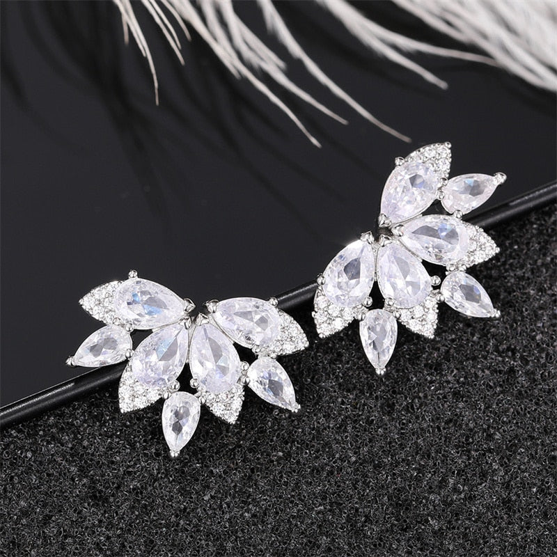 ICED OUT "CRYSTAL" OHRRINGE - ICERAIN JEWELRY