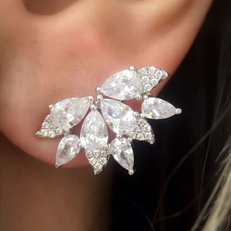 ICED OUT "CRYSTAL" OHRRINGE - ICERAIN JEWELRY