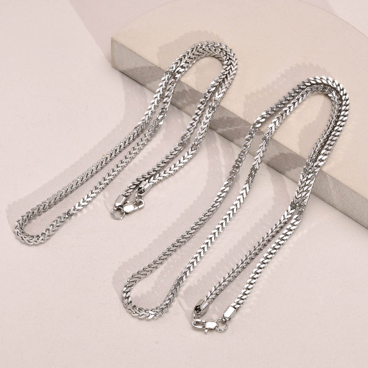 EDELSTAHL 3MM "FLACONI" KETTE - ICERAIN JEWELRY