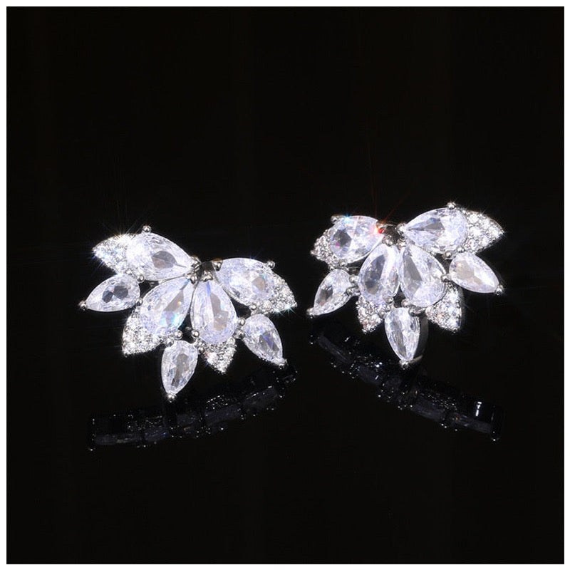 ICED OUT "CRYSTAL" OHRRINGE - ICERAIN JEWELRY
