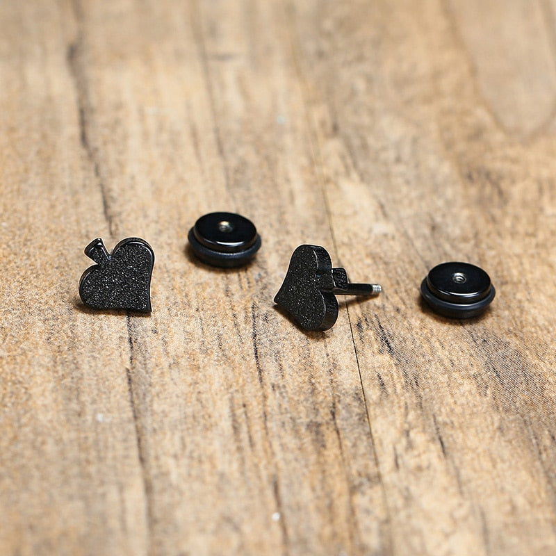 EDELSTAHL "BLACK PIK" OHRRINGE - ICERAIN JEWELRY