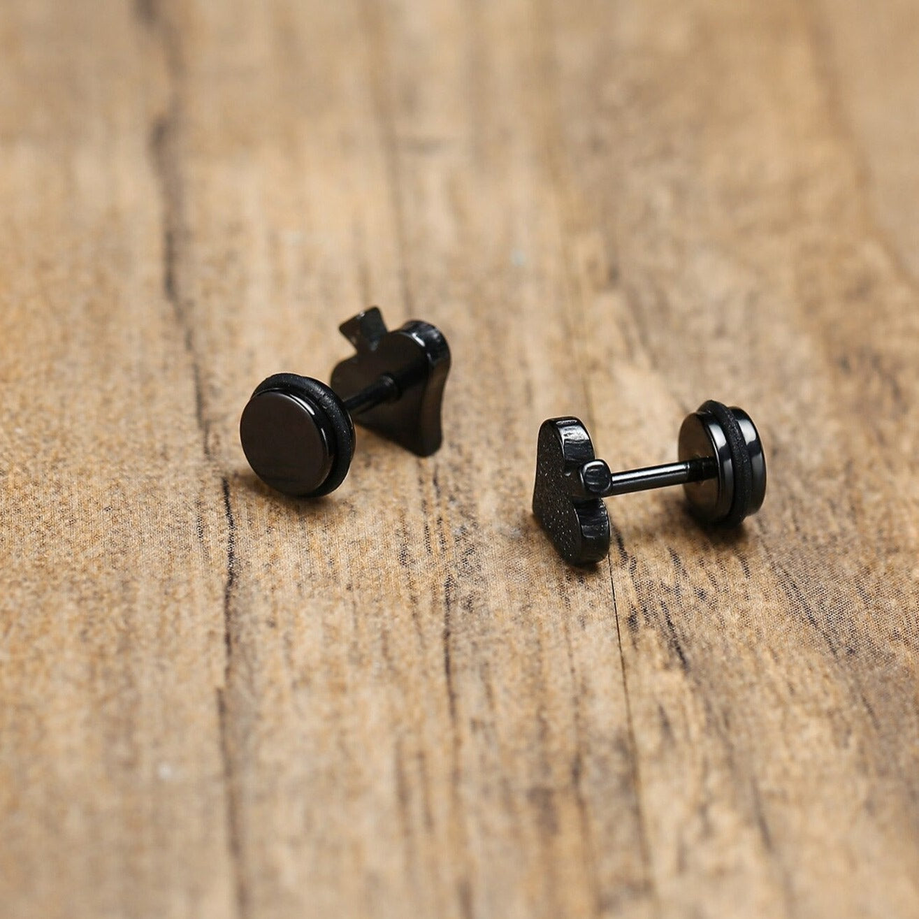 EDELSTAHL "BLACK PIK" OHRRINGE - ICERAIN JEWELRY