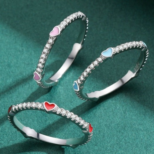 ICED OUT "RED EMELS" RING - ICERAIN JEWELRY