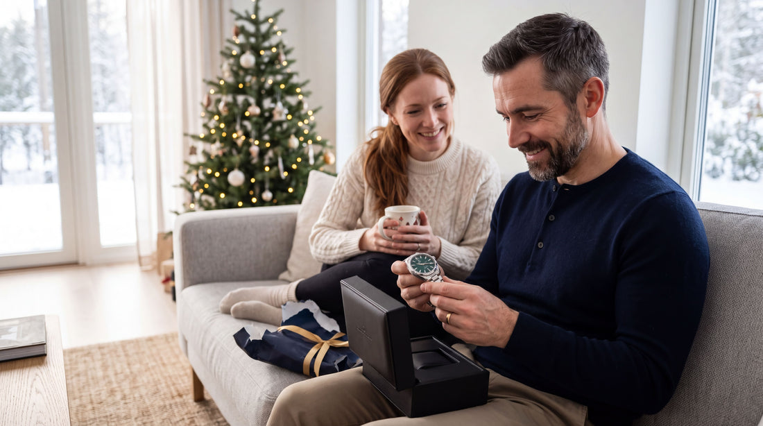 Weihnachtsgeschenk für den Ehemann: 10 Ideen mit Uhren, Ketten & Gravur