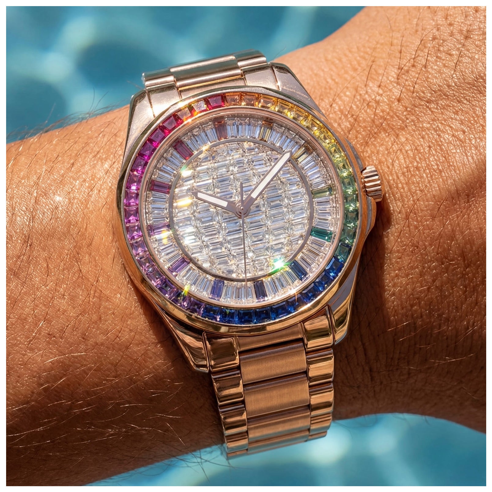 ICED OUT "AURA" UHR - ICERAIN JEWELRY