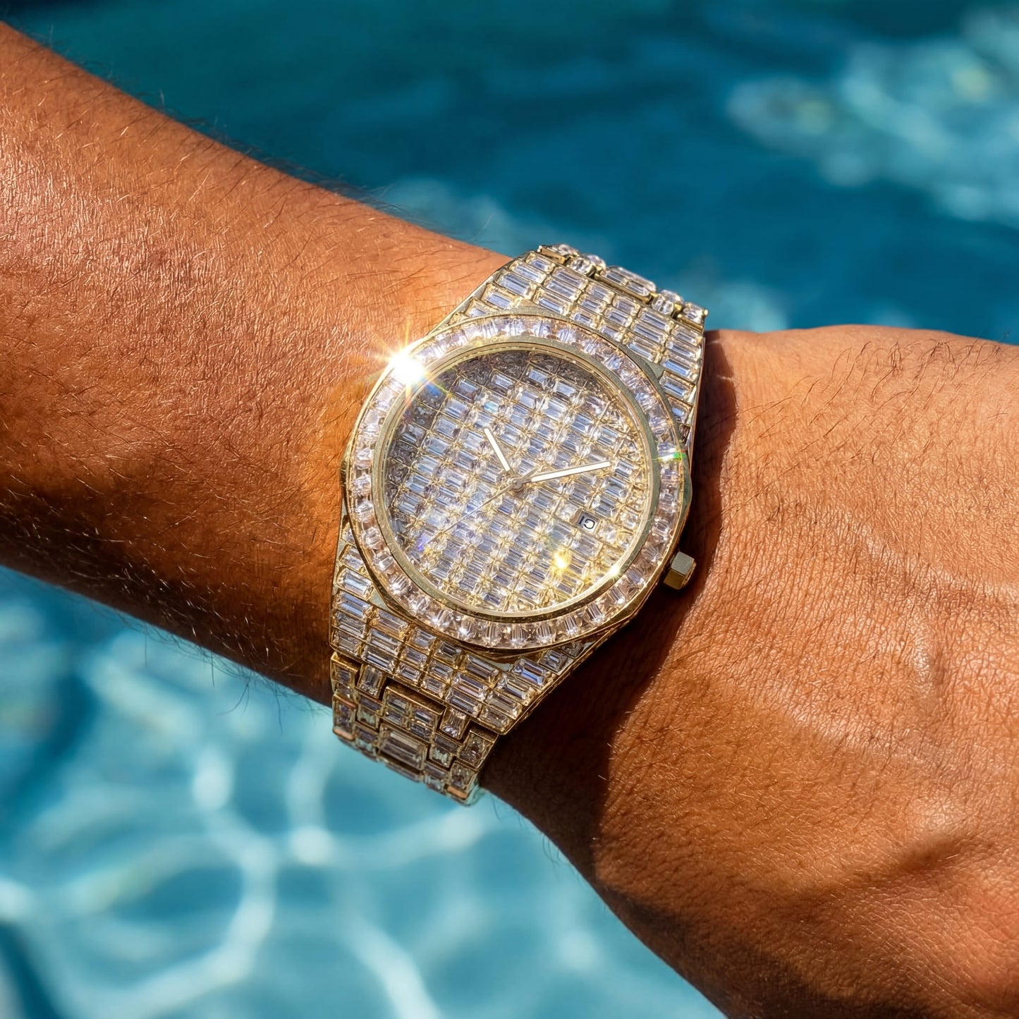 ICED OUT "VELESIMO" UHR - ICERAIN JEWELRY
